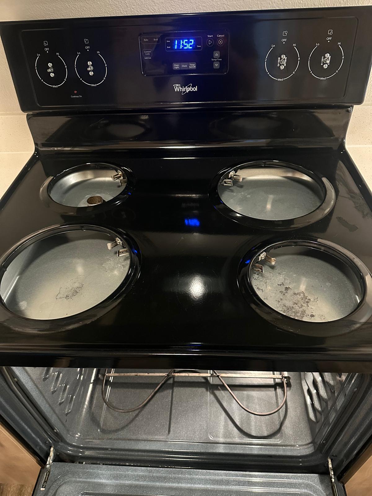 After: Second stovetop — fully cleaned — Keep Clean Solutions LLC